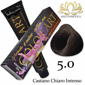 Color Art Senza Ammoniaca 100 ml 5.0 Castano Chiaro Intenso — Tinta per capelli