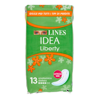 Lines Idea Liberty Anatomico Disteso 13 pezzi — Assorbente igienico