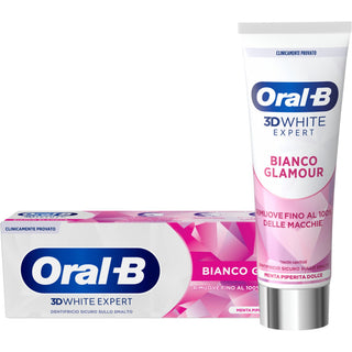 Oral-b Dentifricio 3d White Expert Bianco Glamour Menta Piperita Dolce 75 ml