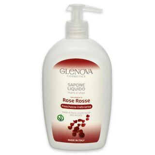 Glenova Sapone Liquido Mani & Viso Rose 500 Ml