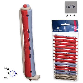 Labor Bigodino permanente lungo confezione da 12 pezzi 90 x 11 mm