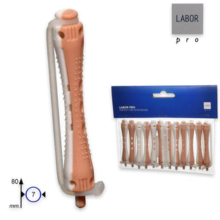 Labor Bigodino permanente corto confezione da 12 pezzi 80 x 7 mm