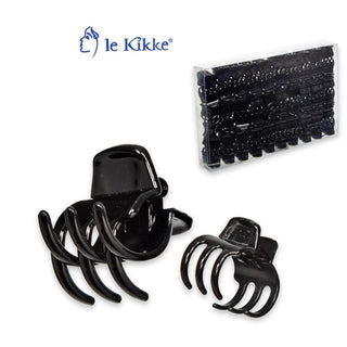 Le Kikke Pinza Nera 3 x 2 cm box 36 pezzi — Haaraccessoire
