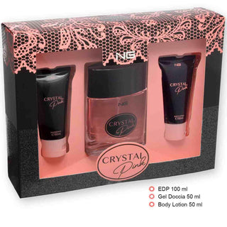 Ng Crystal Pink Set Edp 100 Ml + Gel Doccia 50 Ml + Lozione Corpo 50 Ml