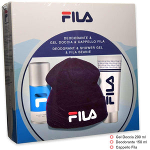 Fila Cfn Man deodorante 150 ml gel doccia e berretto — Cofanetto deodorante