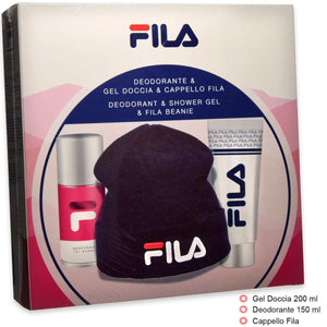 Fila Cfn Woman deodorante 150 ml gel doccia e cappello — Cofanetto deodorante