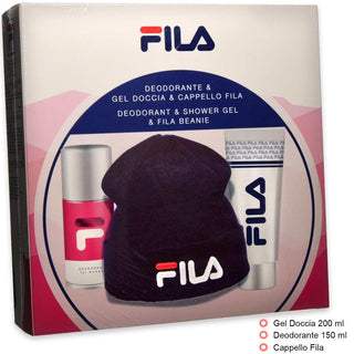 Fila Cfn Woman desodorante 150 ml gel de ducha y gorra — Set de desodorante