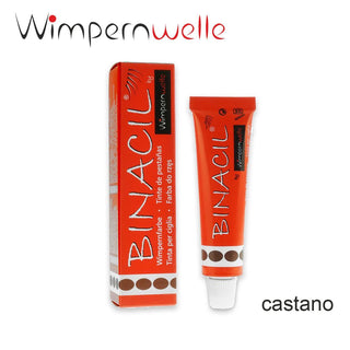 Wimpernwelle binacil ciglia castano