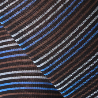 Solidea Stripe Game Cosmo Gambaletti Compressione Graduata 15-21 mmHg 2-M Nero, Blu, Marrone, Grigio — Bas de compression graduée