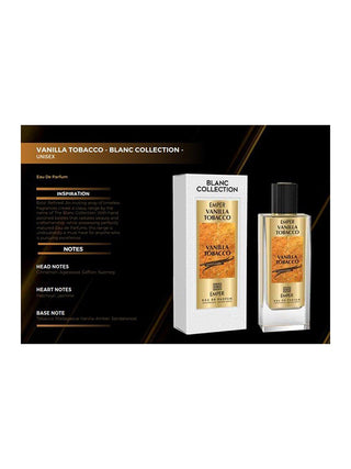 Emper Blanc Collection Vanilla Tobacco Unisex 85 ml — Eau de Parfum