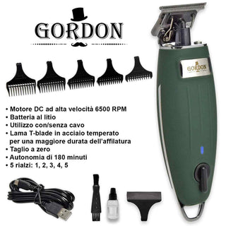 Gordon Tagliacapelli Da Rifinitura Con Testina Scoperta