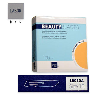Labor Lame bisturi sterilizzate beauty blade confezione da 100 pz mis 10