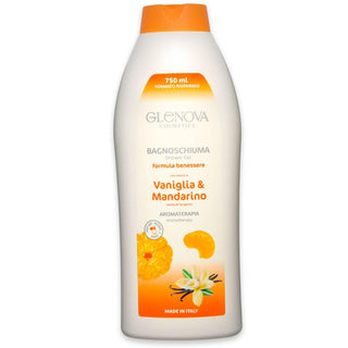 Glenova bagnoschiuma 750 ml vaniglia & mandarino