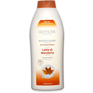 Glenova bagnoschiuma 750 ml latte di mandorla