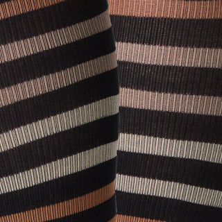 Solidea Stripe Game Perseo Gambaletti Compressione Graduata 15-21 mmHg 4-XL Nero, Marrone — Bas de Compression Graduée