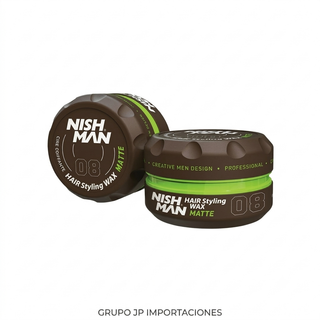 Nishman 08 Cera per capelli opaca 150 ml — Cera per capelli