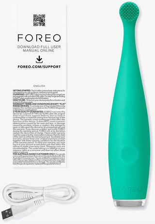 Foreo מברשת שיניים קולית לילדים ISSA™‎ - גרסה: פנדה ירוקה קיווי