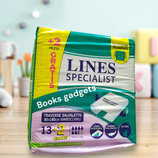 Lines Specialist Traversa Salvaletto Misura Grande 80X180 13+2 Pz — Traversa incontinenza