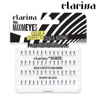 Clarissa Ciglia Ciuffetto Maximeyes Nere Short Senza Nodino