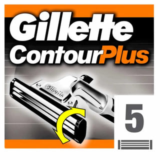 Gillette Contour Plus Ricarica 5 Units