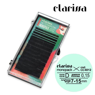 Clarissa Ciglia curva d-multipack lunghezza 7-15 mm spessore 0,15