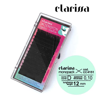 Clarissa Ciglia curva d-spessore 0,10 lunghezza 12