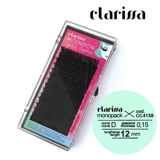 Clarissa Ciglia curva d-spessore 0,15 lunghezza 12