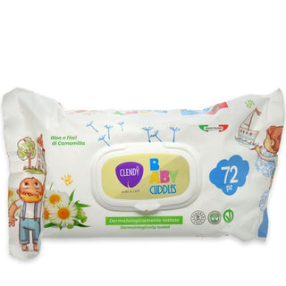 Clendy Salviette imbevute coccole bambino 72 pezzi — Salviette bambino