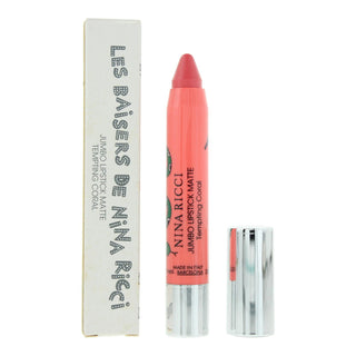 Nina ricci Rossetto Jumbo Matte, rossetto opaco, crema, corallo allettante, 2,5 g