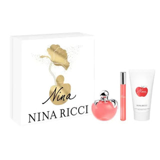 Nina Ricci Nina Eau de Toilette Spray 50ml Set of 3 pieces 