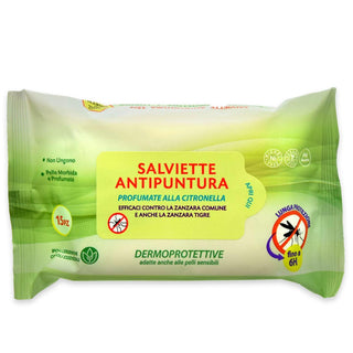 Clendy Salvietta antipuntura citronella 15 pezzi — Ubrousky