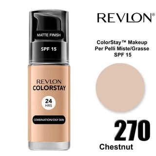 Revlon Colorstay Makeup Pelle Grassa Castagna 270