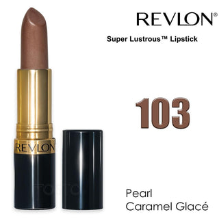 Revlon super lustrous caramel glace lipstick 103