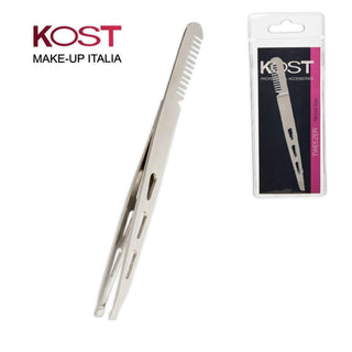 Kost Pince à Épiler Pointe Oblique Peigne Séparateur Kost 