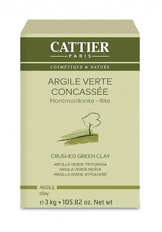 Cattier Paris Argilla verde frantumata 3 kg — Grüner Ton