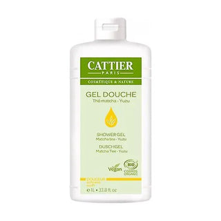 Cattier Gel doccia biologico tè Matcha Yuzu 1 L — Sprchový gel