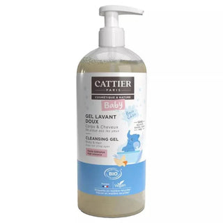 Cattier Bebè Acqua micellare detergente biologica 500 ml — Detergente viso bambini