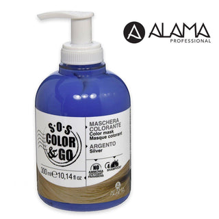 Alama professional s.o.s. & go mask maschera colorante silver 300 ml