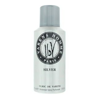 Ulric de varens UDV Silver , Deodorante Spray, Per Uomo, 150 ml