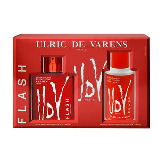 Ulric De Varens Flash Eau de Toilette Spray 100ml Lot de 2 pièces 