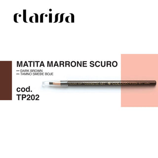 Clarissa pmu matita tecnica dermatografica marrone scuro