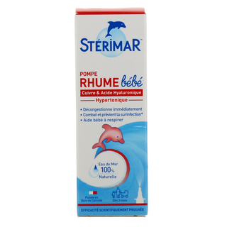Sterimar Pompa Raffreddore Bambino - Ipertonica - Da 3 mesi - Spray Nasale 15ml