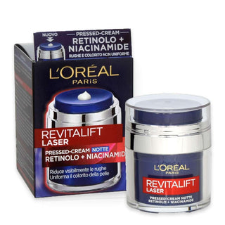 L'Oreal Revitalift Laser Crema Notte Retinolo E Niacinamide Vaso 50 Ml
