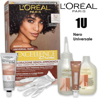 L'Oreal Colorazione Triplo Trattamento Excellence Nude Nero