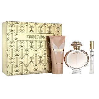 Paco Rabanne Olympea Eau de Parfum Spray 80ml Set da 3 Pezzi