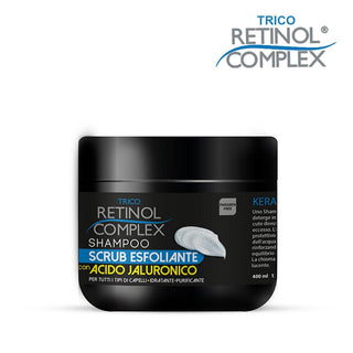 Keratin Complex Shampoo Scrub Esfoliante Con Acido Jaluronico 400 Ml