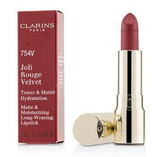 Clarins Joli Rouge Velvet Rossetto in crema 754V Rosso intenso 35 g