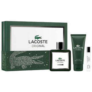 Lacoste Original Eau de Parfum Spray 100ml Set di 3 pezzi