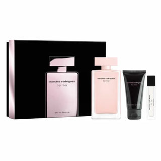 Narciso Rodriguez per Her Eau De Perfume Spray 100ml Set 3 pezzi