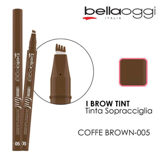 Bella oggi I brow tint pennarello sopracciglia lunga tenuta coffe brown